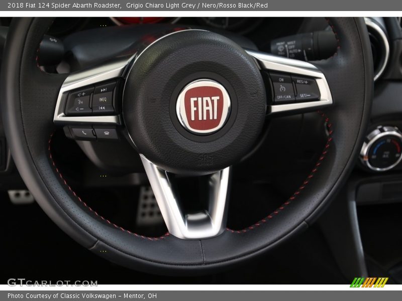  2018 124 Spider Abarth Roadster Steering Wheel