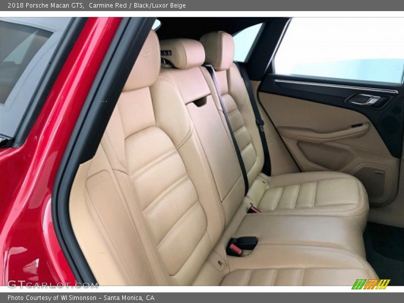 Rear Seat of 2018 Macan GTS