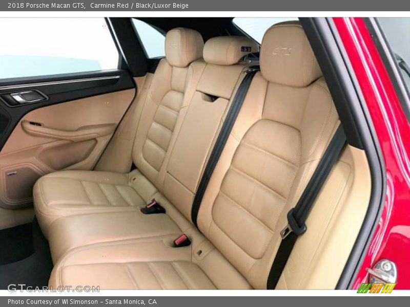 Rear Seat of 2018 Macan GTS