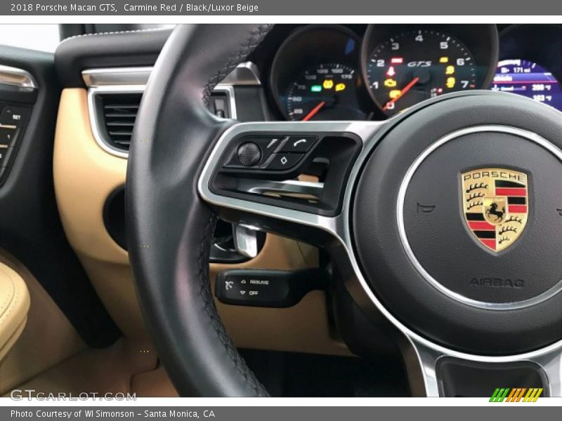  2018 Macan GTS Steering Wheel
