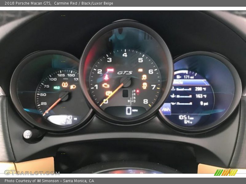  2018 Macan GTS GTS Gauges