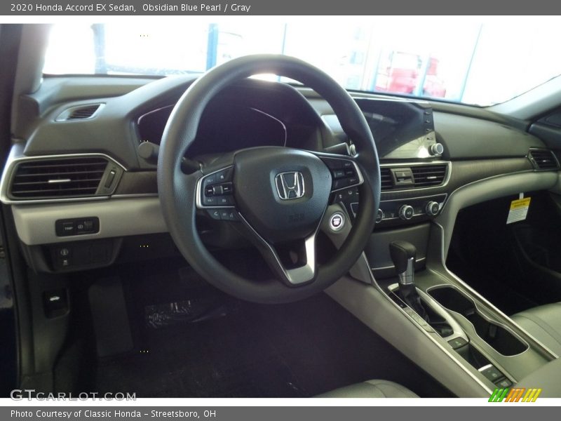 Obsidian Blue Pearl / Gray 2020 Honda Accord EX Sedan