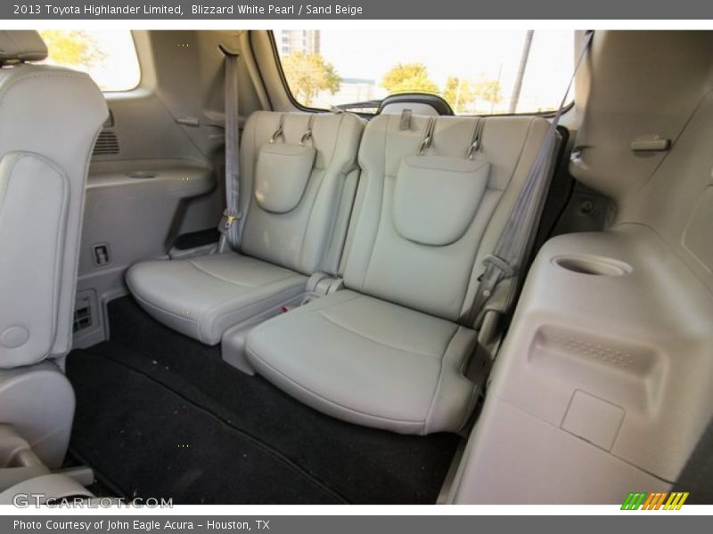 Blizzard White Pearl / Sand Beige 2013 Toyota Highlander Limited