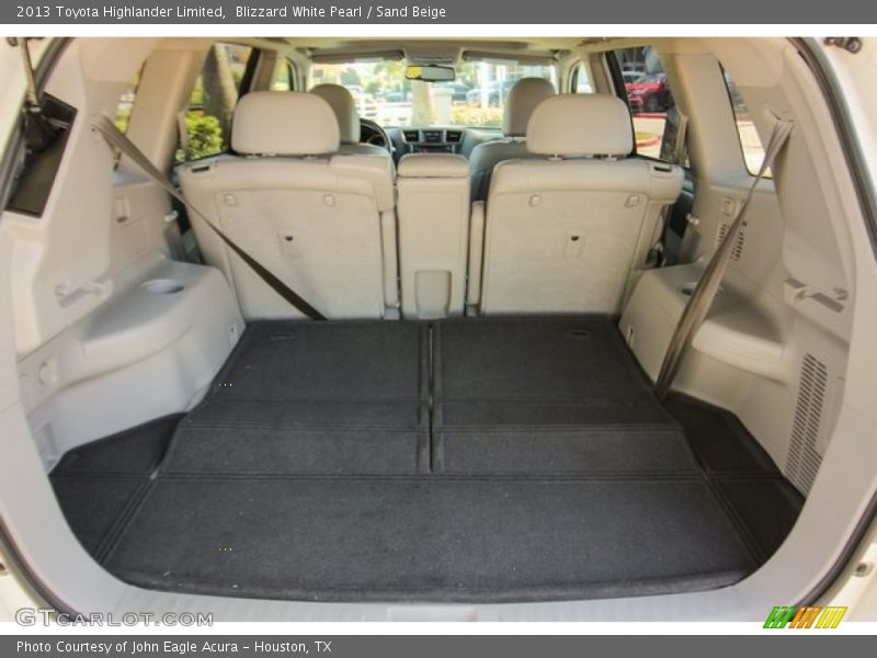 Blizzard White Pearl / Sand Beige 2013 Toyota Highlander Limited