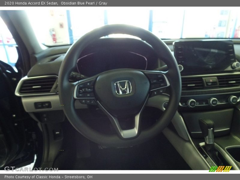 Obsidian Blue Pearl / Gray 2020 Honda Accord EX Sedan