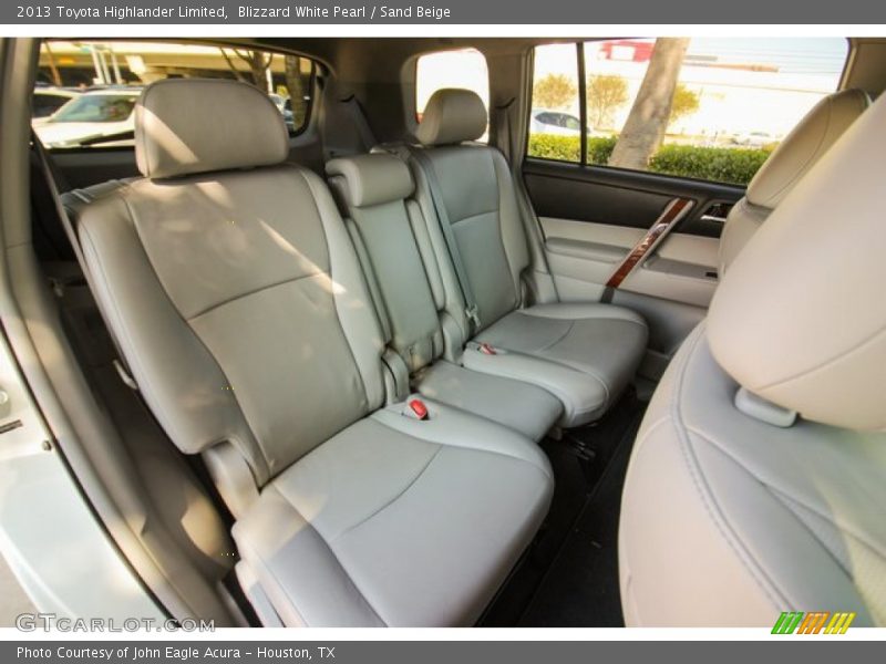 Blizzard White Pearl / Sand Beige 2013 Toyota Highlander Limited