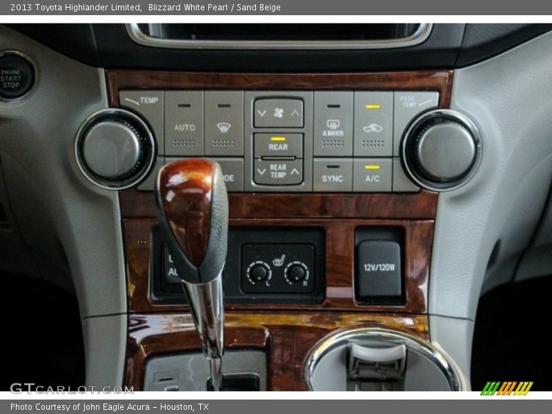 Blizzard White Pearl / Sand Beige 2013 Toyota Highlander Limited