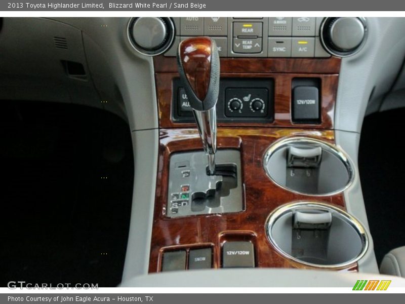 Blizzard White Pearl / Sand Beige 2013 Toyota Highlander Limited