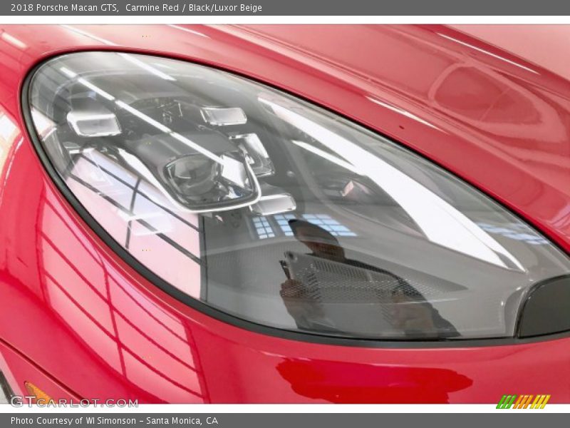 Carmine Red / Black/Luxor Beige 2018 Porsche Macan GTS