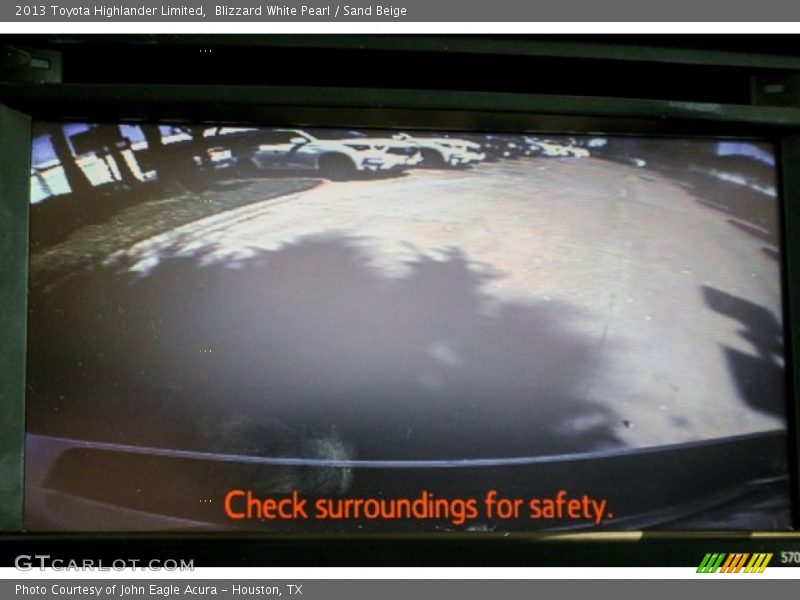Blizzard White Pearl / Sand Beige 2013 Toyota Highlander Limited