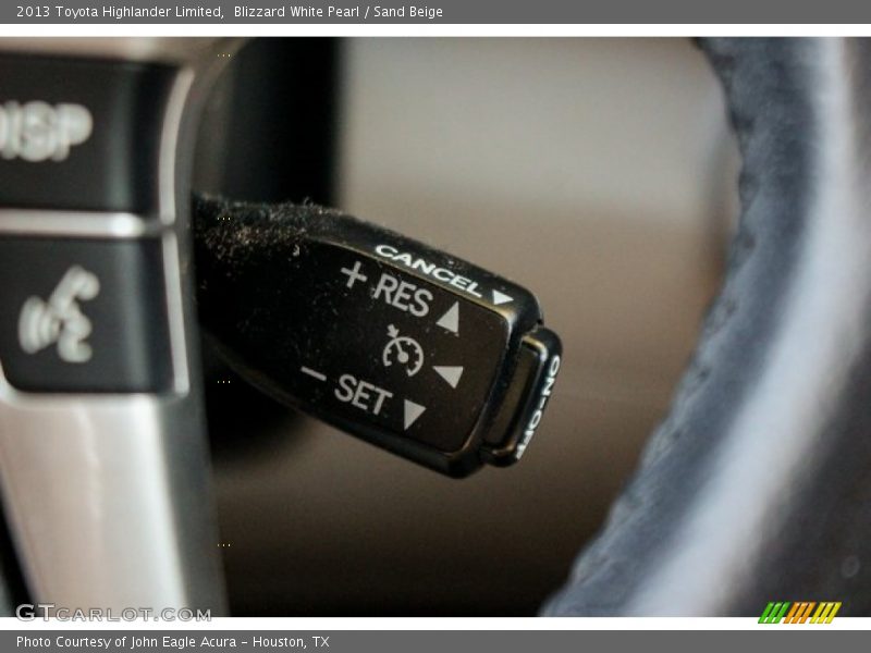 Blizzard White Pearl / Sand Beige 2013 Toyota Highlander Limited