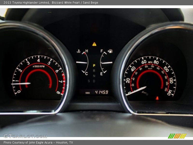 Blizzard White Pearl / Sand Beige 2013 Toyota Highlander Limited