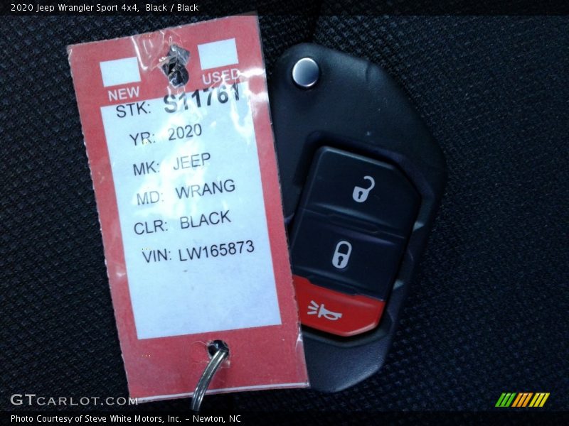 Black / Black 2020 Jeep Wrangler Sport 4x4