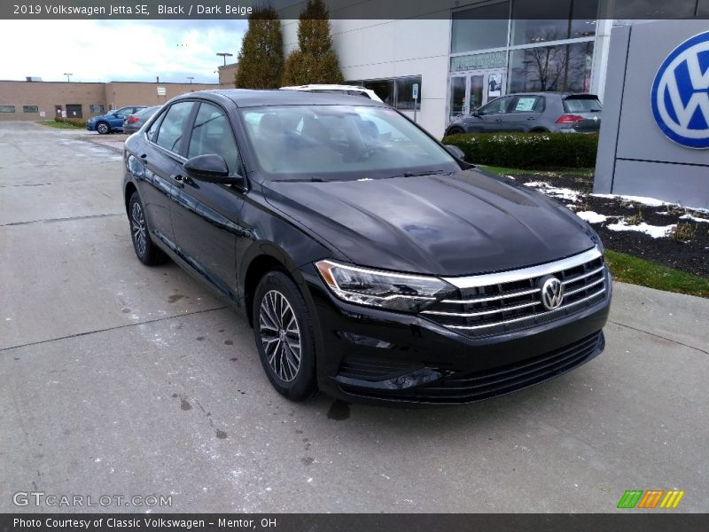 Black / Dark Beige 2019 Volkswagen Jetta SE