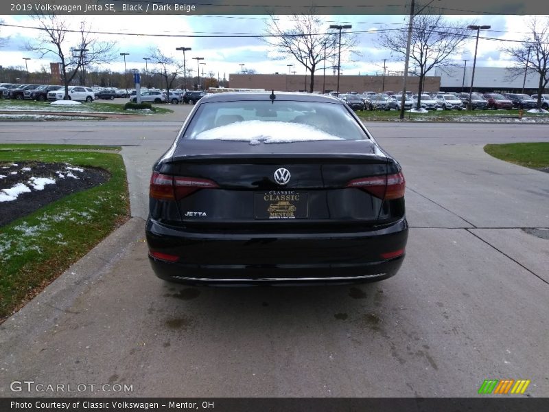 Black / Dark Beige 2019 Volkswagen Jetta SE