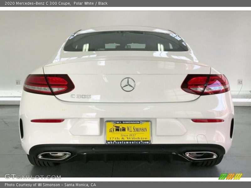 Polar White / Black 2020 Mercedes-Benz C 300 Coupe