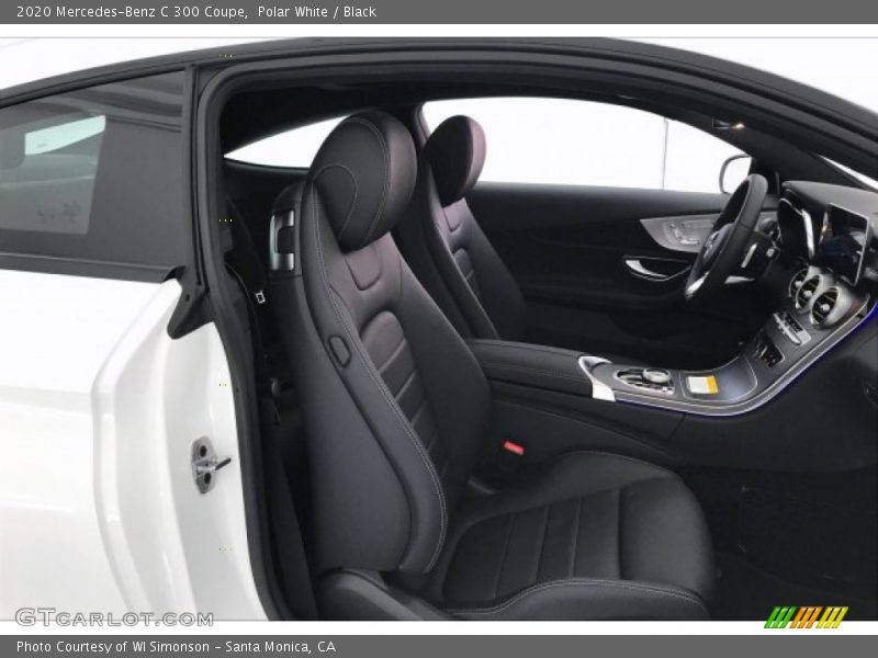 Polar White / Black 2020 Mercedes-Benz C 300 Coupe