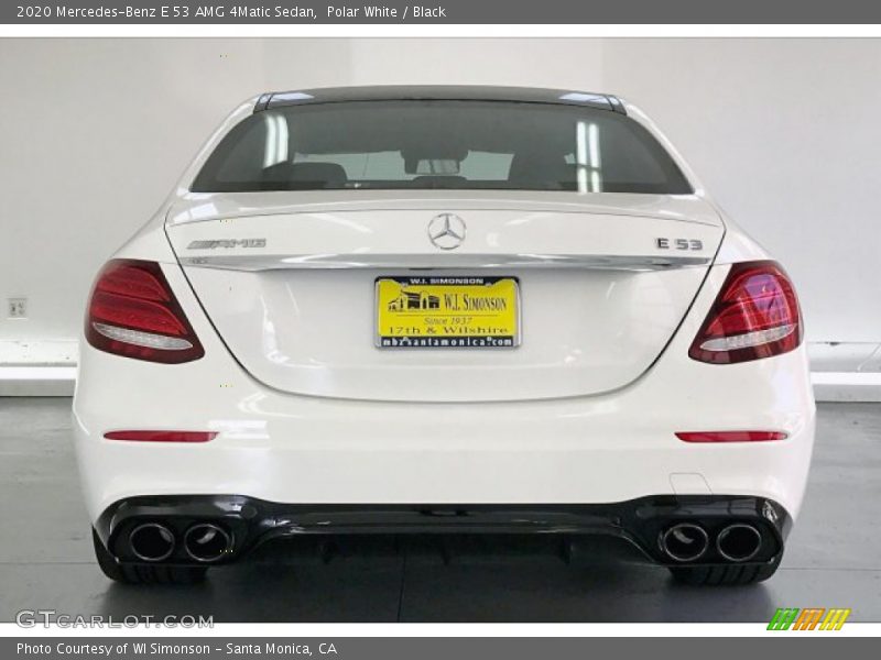 Polar White / Black 2020 Mercedes-Benz E 53 AMG 4Matic Sedan