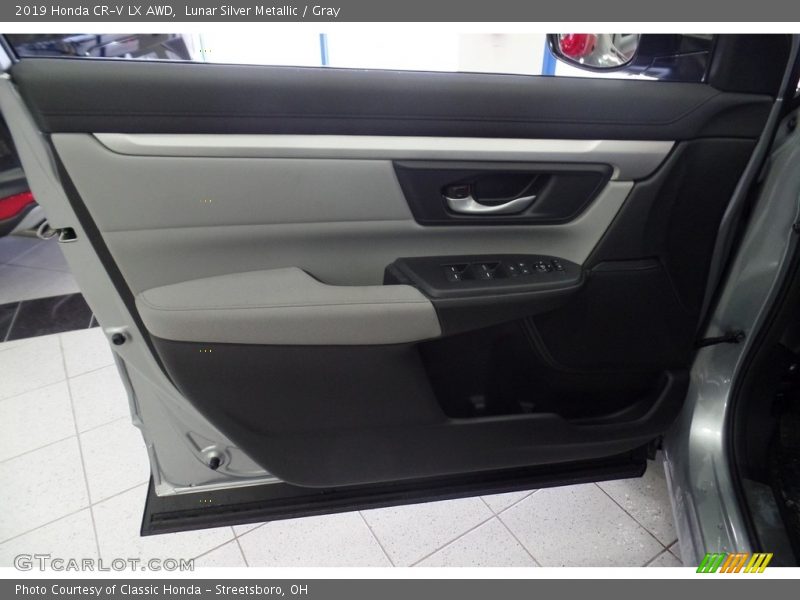 Lunar Silver Metallic / Gray 2019 Honda CR-V LX AWD