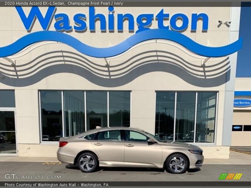 Champagne Frost Pearl / Ivory 2020 Honda Accord EX-L Sedan