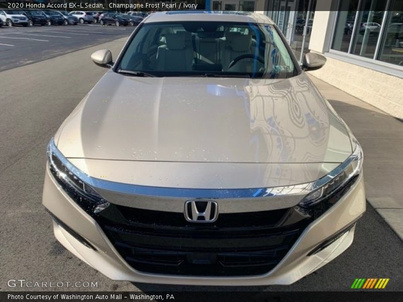 Champagne Frost Pearl / Ivory 2020 Honda Accord EX-L Sedan