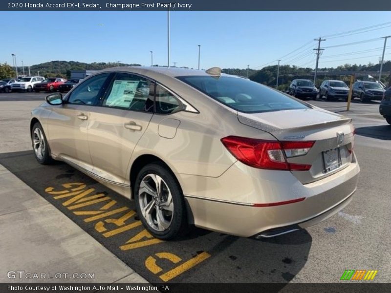 Champagne Frost Pearl / Ivory 2020 Honda Accord EX-L Sedan