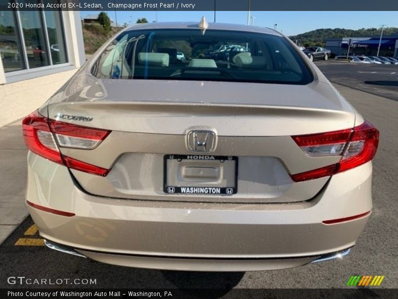 Champagne Frost Pearl / Ivory 2020 Honda Accord EX-L Sedan