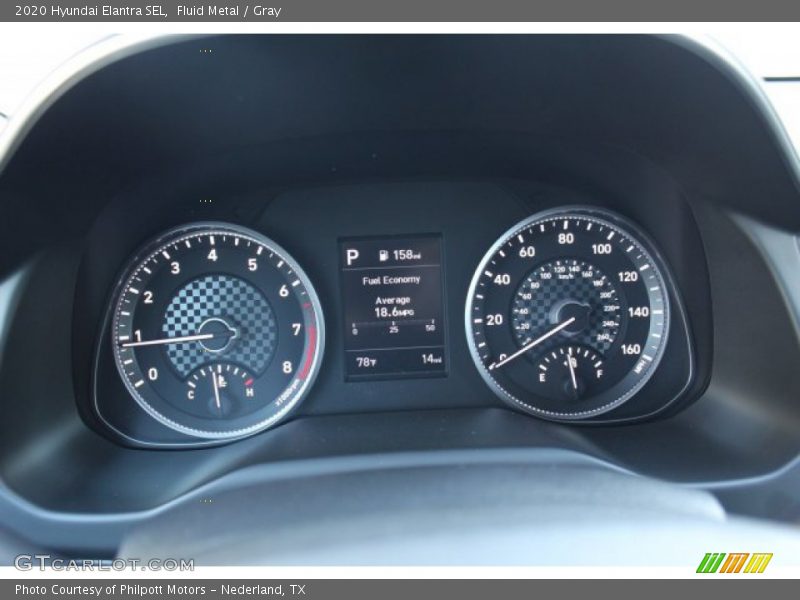 Fluid Metal / Gray 2020 Hyundai Elantra SEL