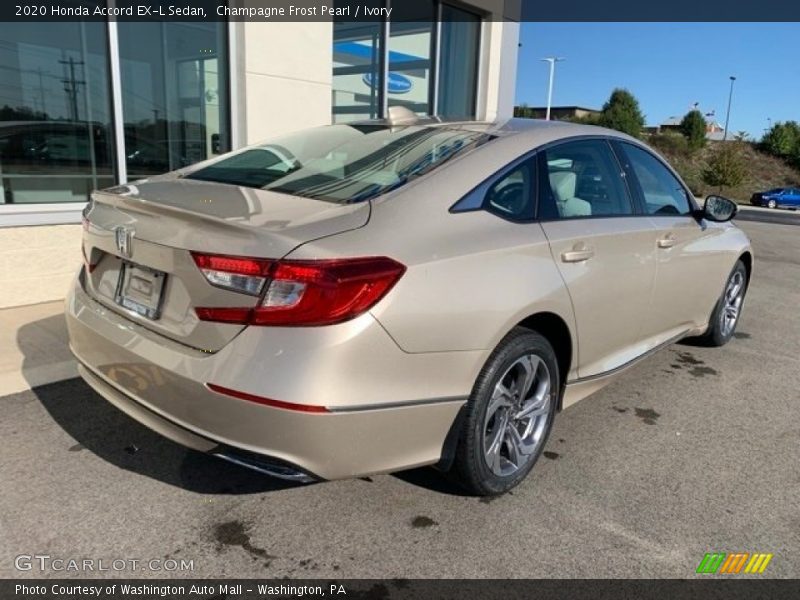 Champagne Frost Pearl / Ivory 2020 Honda Accord EX-L Sedan