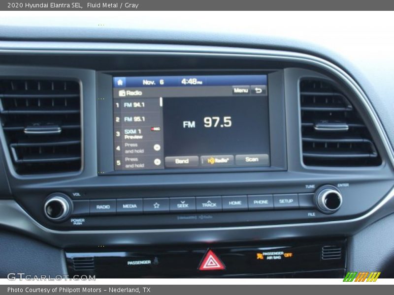 Fluid Metal / Gray 2020 Hyundai Elantra SEL