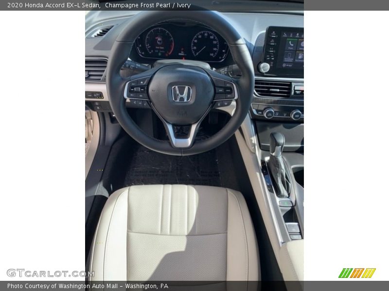 Champagne Frost Pearl / Ivory 2020 Honda Accord EX-L Sedan