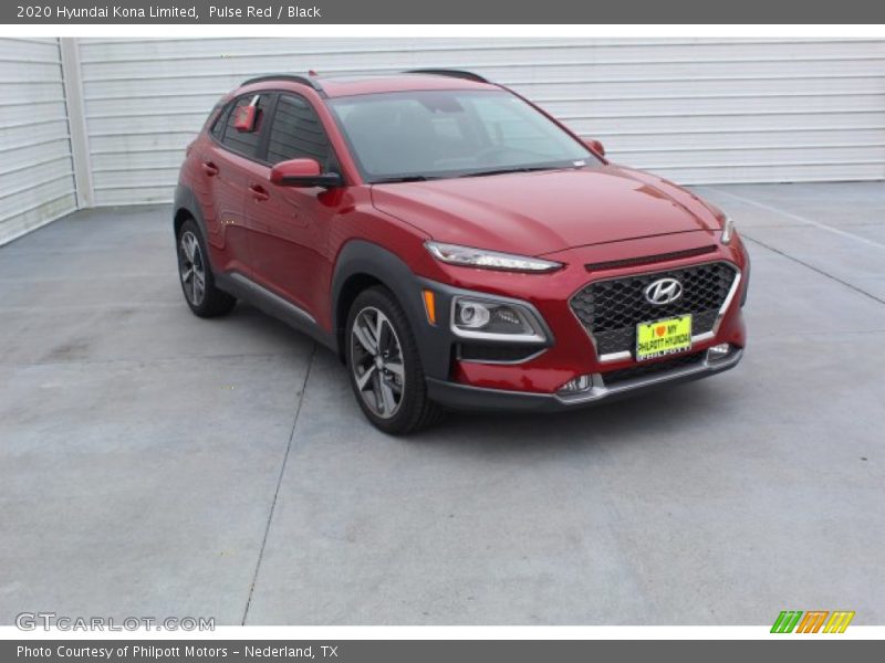 Pulse Red / Black 2020 Hyundai Kona Limited