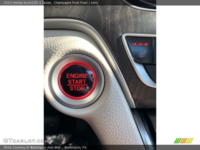 Champagne Frost Pearl / Ivory 2020 Honda Accord EX-L Sedan