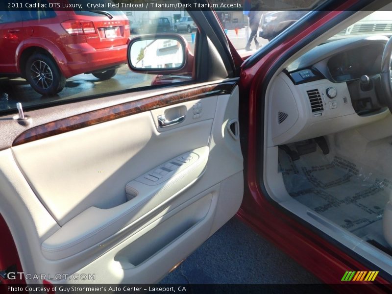 Crystal Red Tintcoat / Titanium/Dark Titanium Accents 2011 Cadillac DTS Luxury