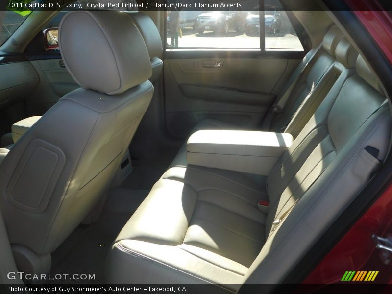 Crystal Red Tintcoat / Titanium/Dark Titanium Accents 2011 Cadillac DTS Luxury