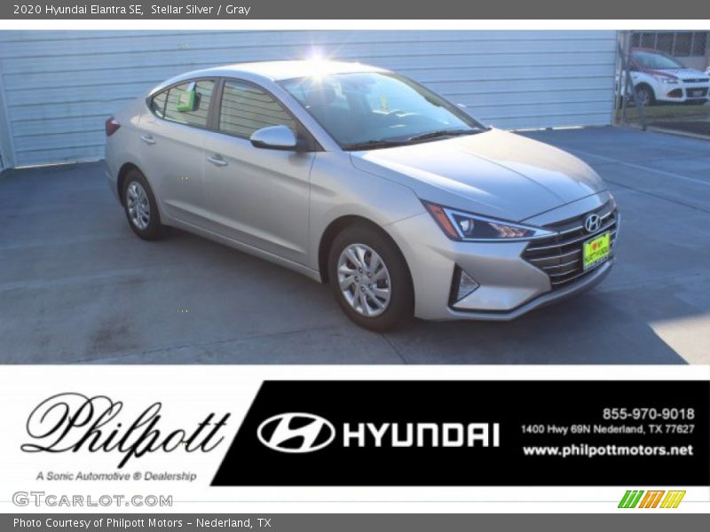 Stellar Silver / Gray 2020 Hyundai Elantra SE