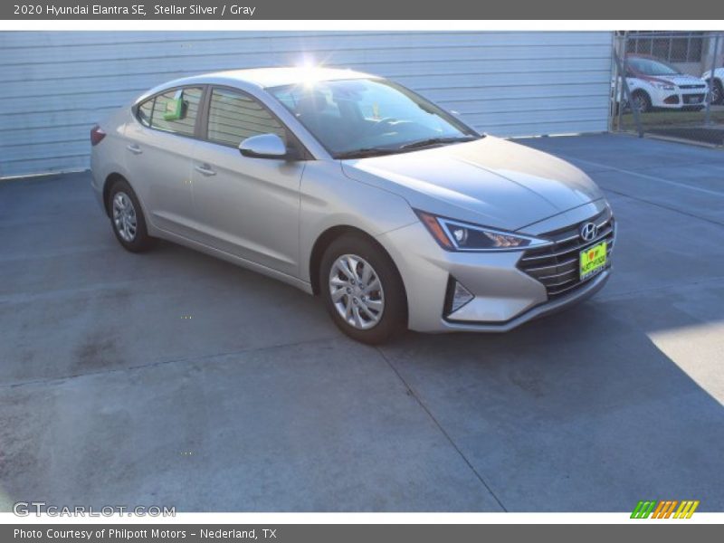 Stellar Silver / Gray 2020 Hyundai Elantra SE
