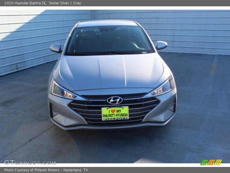 Stellar Silver / Gray 2020 Hyundai Elantra SE