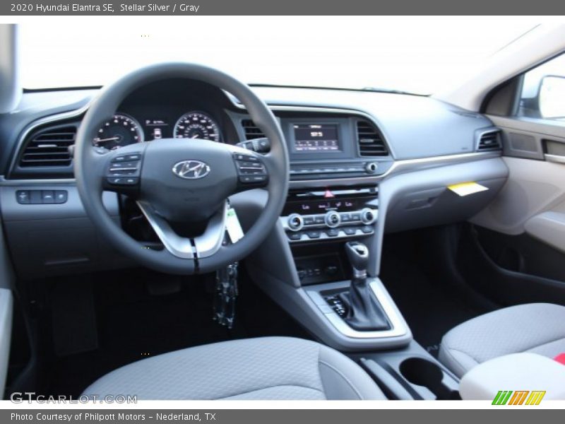 Stellar Silver / Gray 2020 Hyundai Elantra SE