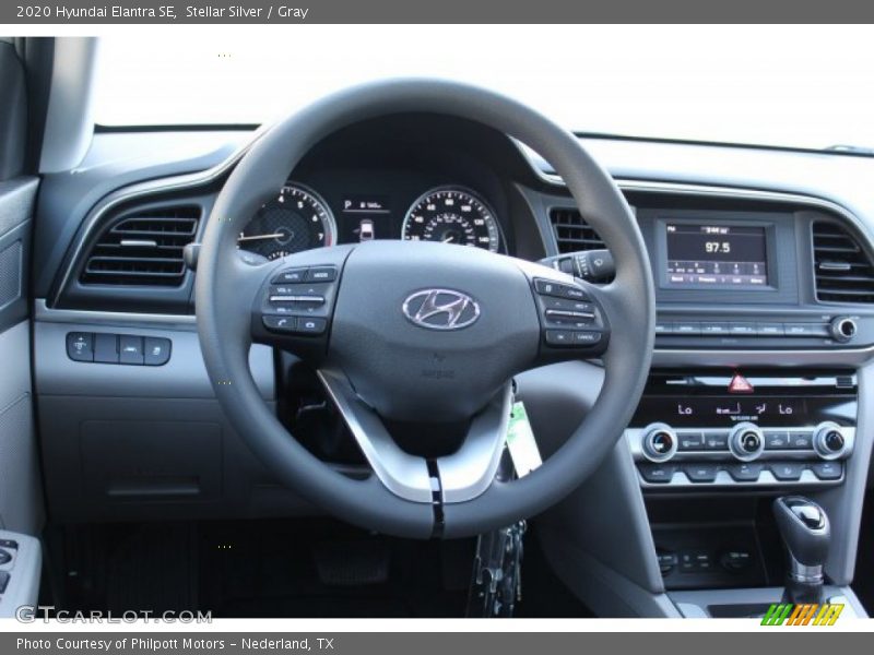 Stellar Silver / Gray 2020 Hyundai Elantra SE