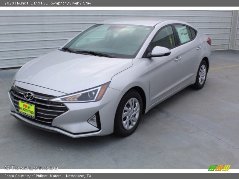 Symphony Silver / Gray 2020 Hyundai Elantra SE