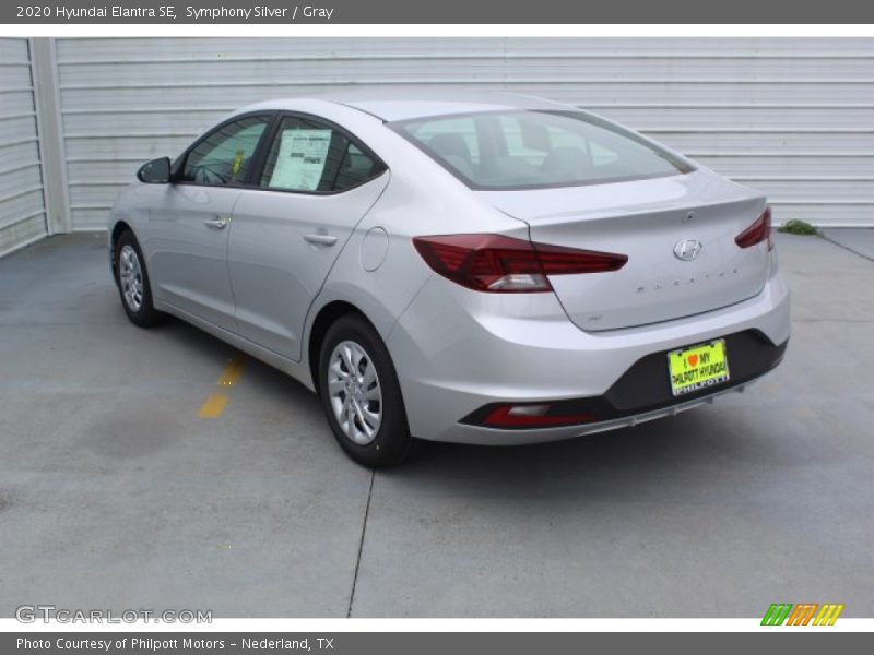 Symphony Silver / Gray 2020 Hyundai Elantra SE