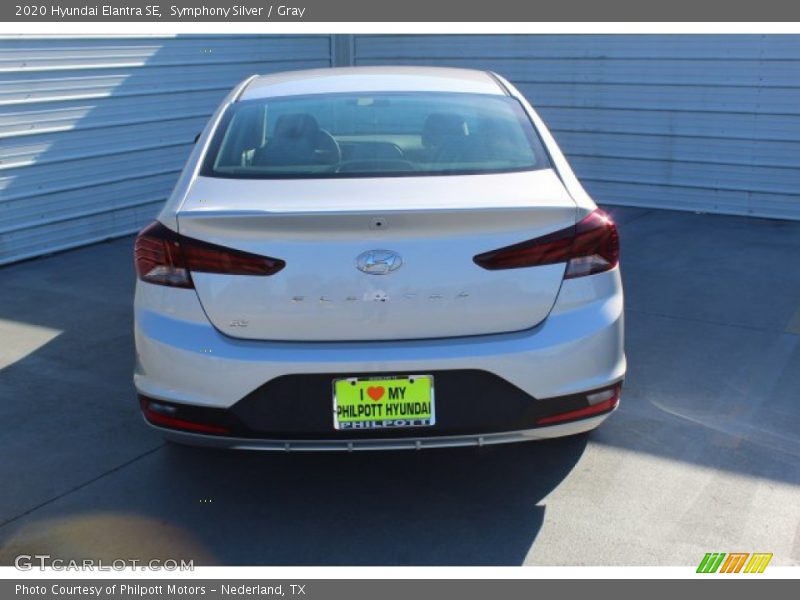 Symphony Silver / Gray 2020 Hyundai Elantra SE