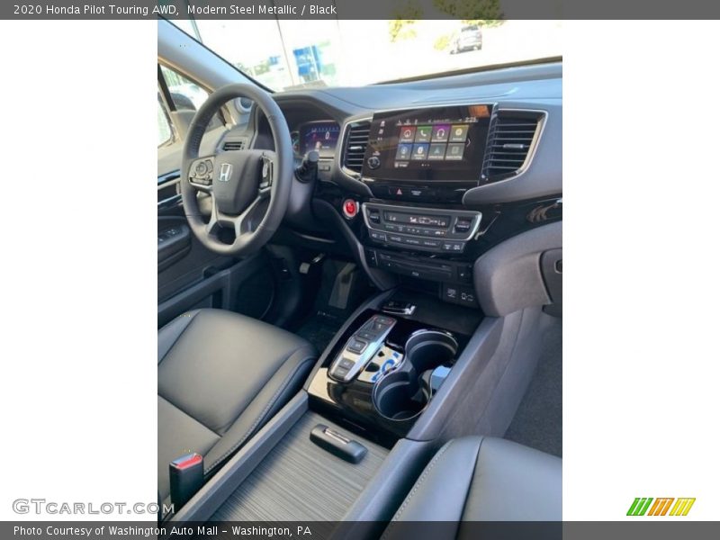 Modern Steel Metallic / Black 2020 Honda Pilot Touring AWD