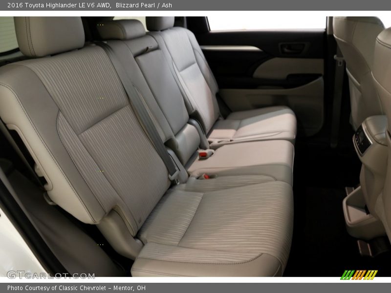 Blizzard Pearl / Ash 2016 Toyota Highlander LE V6 AWD