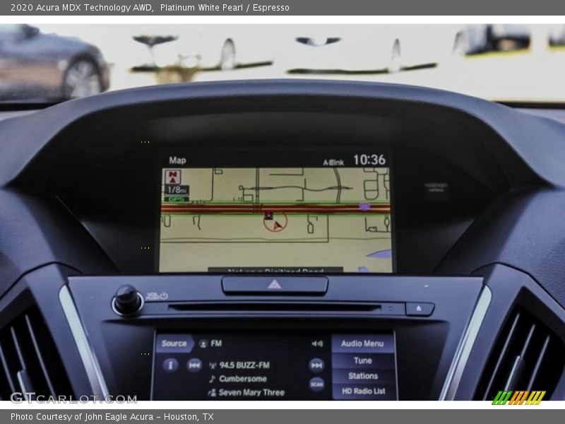 Platinum White Pearl / Espresso 2020 Acura MDX Technology AWD