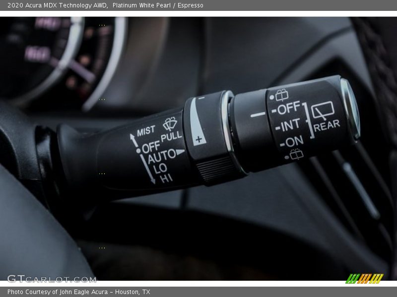 Platinum White Pearl / Espresso 2020 Acura MDX Technology AWD
