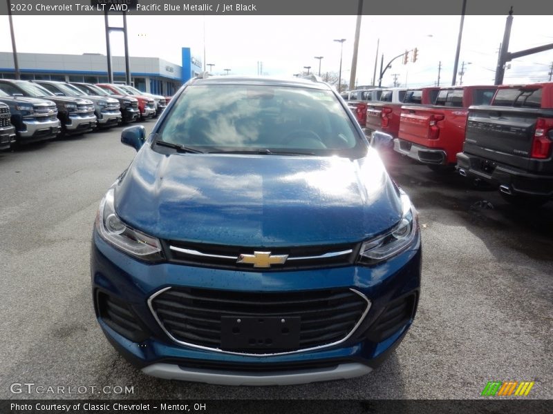 Pacific Blue Metallic / Jet Black 2020 Chevrolet Trax LT AWD