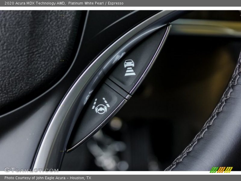 Platinum White Pearl / Espresso 2020 Acura MDX Technology AWD