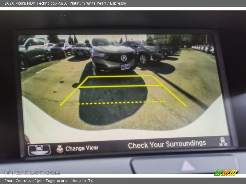 Platinum White Pearl / Espresso 2020 Acura MDX Technology AWD